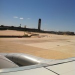 On the tarmac in San Antonio On the tarmac in San Antonio