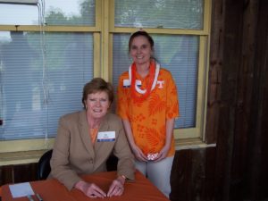 Pat Summitt at the 2005 Big Orange Caravan Birmingham, AL