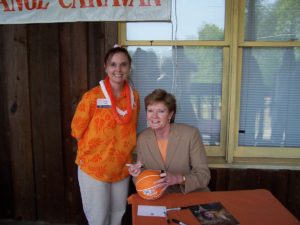 Pat Summitt at the 2005 Big Orange Caravan Birmingham AL