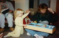 Kelley and Megan. Dad is in the background