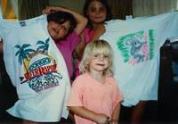 Megan with her sister's Tiffany & Vanessa