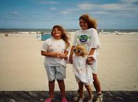 Tiffany, Vanessa and Megan at the beach.