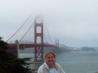 Yes, my face is a red as the bridge.