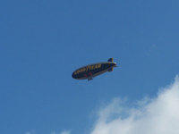 The Goodyear blimp.